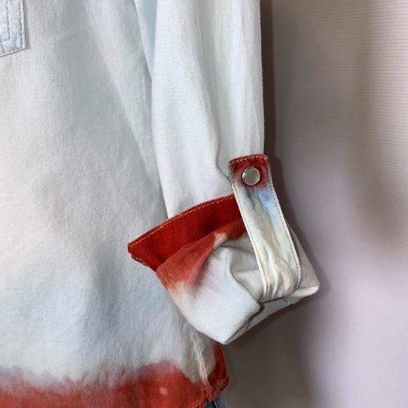 AMERICAN FLAG GRAPHIC BACK SHIRT (one of a kind) - Picture 6 of 8